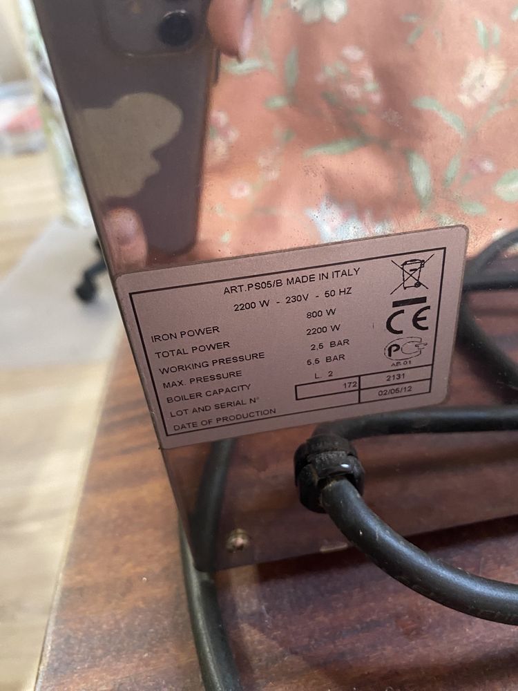 Boiler in stainless steel 2,5 LT  Lelit прасувальне обладнання