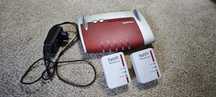 Zestaw router internet w gniazdku Fritz!Box 4040 +2x Powerline 520E