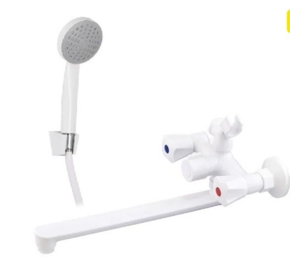 АКЦИЯ Смеситель\змішувач\кран  для ванной  Omega-140 + душевой набор