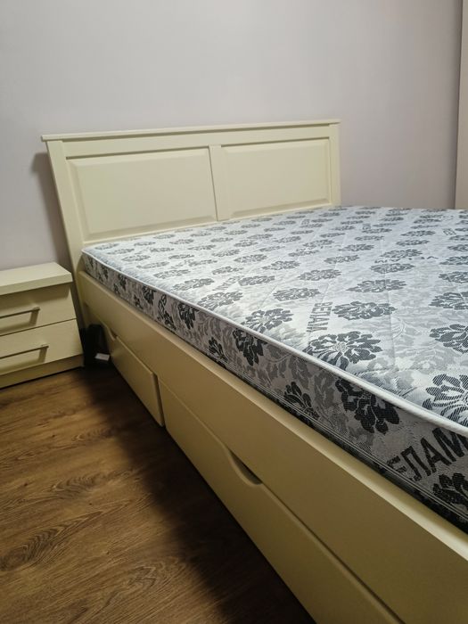 Ліжко Майя, 4 підліжкових ящика, тумба Стандарт