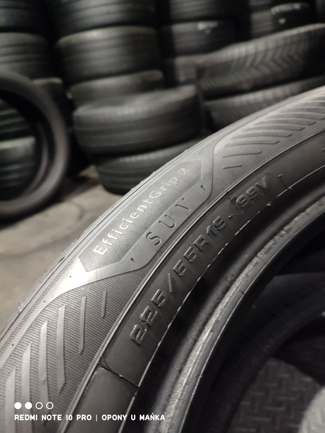 225/55/19 Goodyear Efficient Grip 2