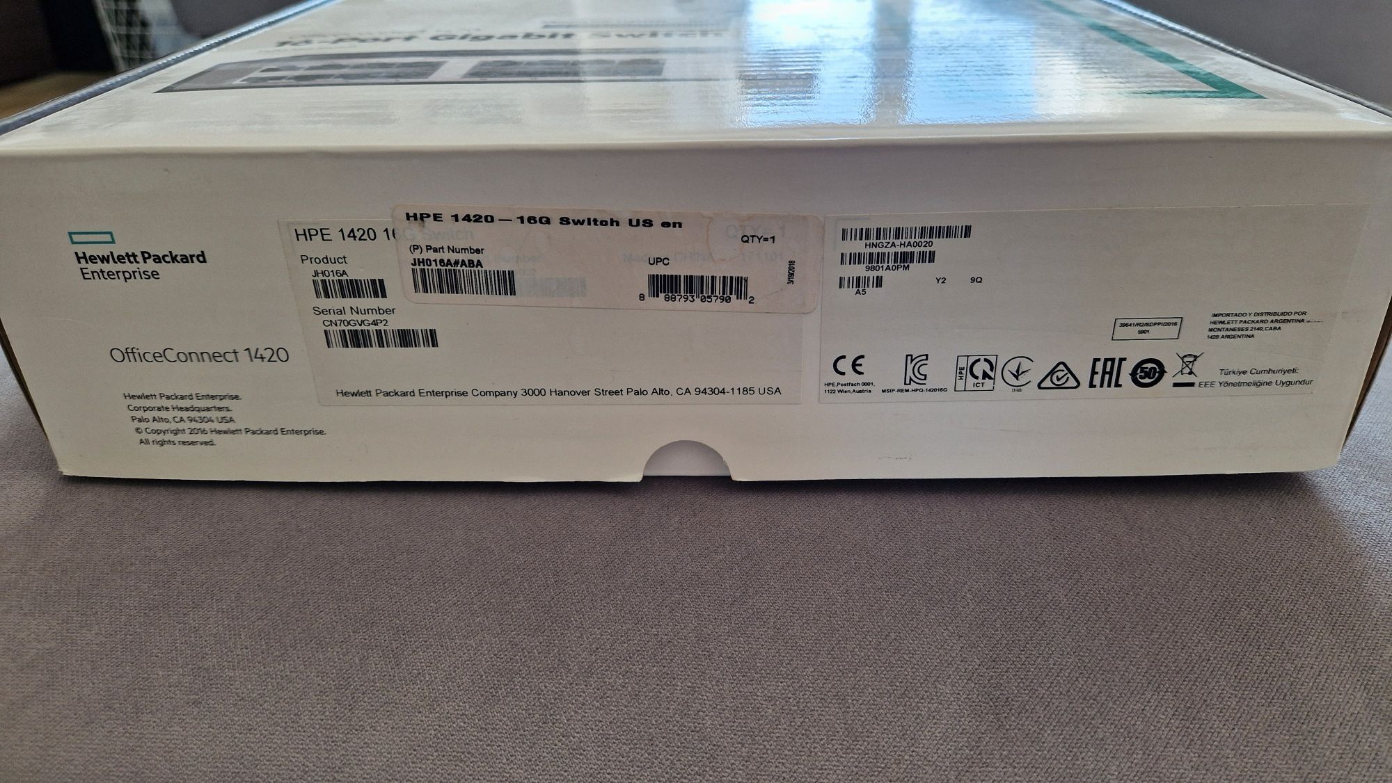 Switch 16 portów HP OfficeConnect 1420 model JH016A