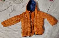 Куртка на флісі оранжева унісекс