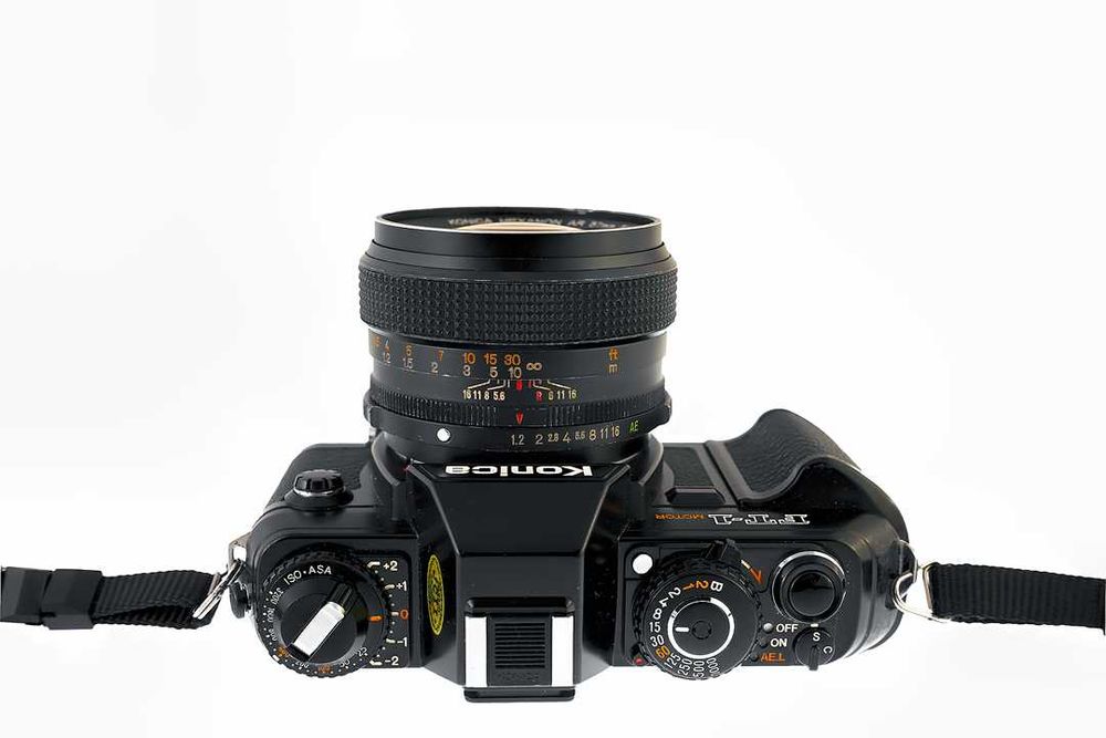 "Czarna piękność"- Konica FT1-motor+Hexanon 57/1.2+++zestaw