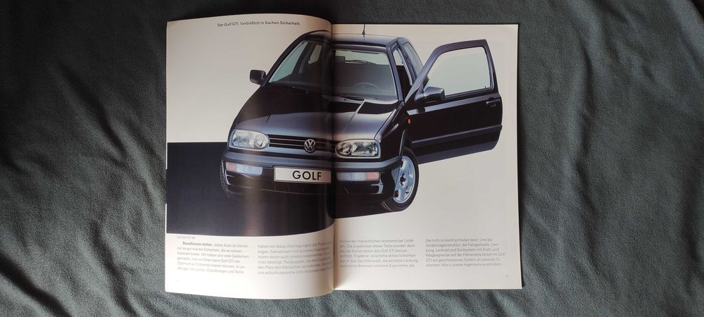 Prospekt Volkswagen Golf GTI III