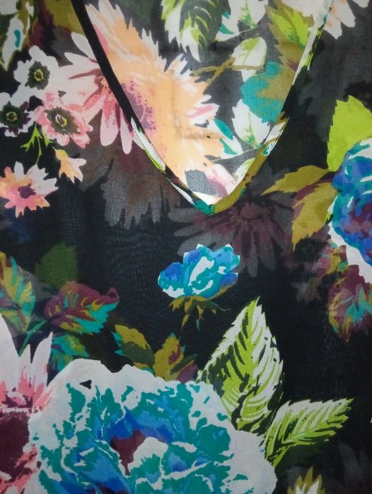 Przewiewna tunika w kwiaty H&M rozm. 40