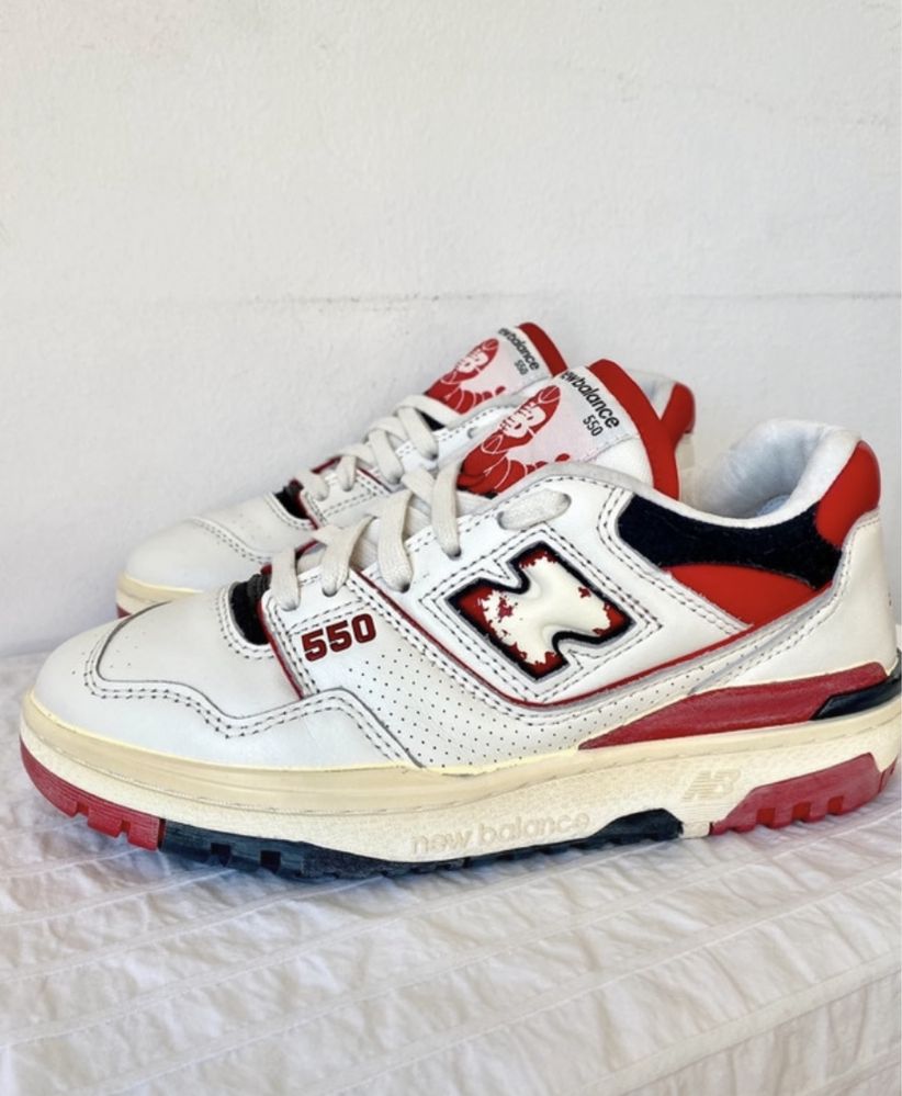 Sneakers New Balance 550 Premium Vintage Red 37.5