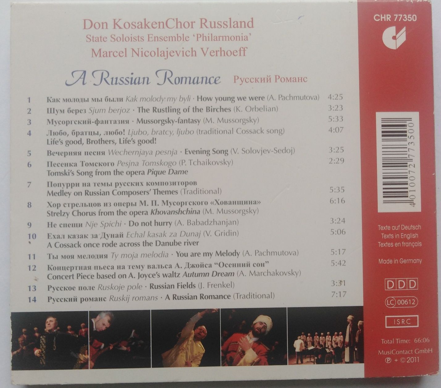 A Russian Romance Don KosakenChor Russland płyta CD + książeczka