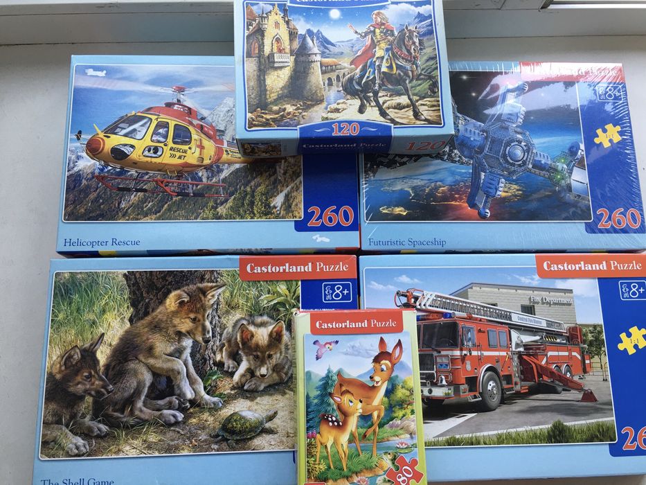 Пазли б/в один раз