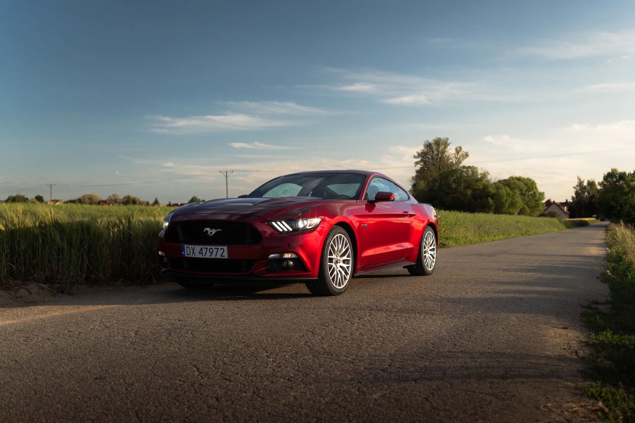 Ford Mustang Wersja Premium • Wentylowane fotele • Automat • Full opcja • Stan bdb