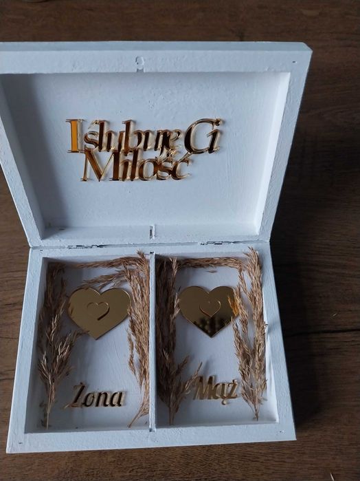 Pudelko na obraczki szybka wysyłka