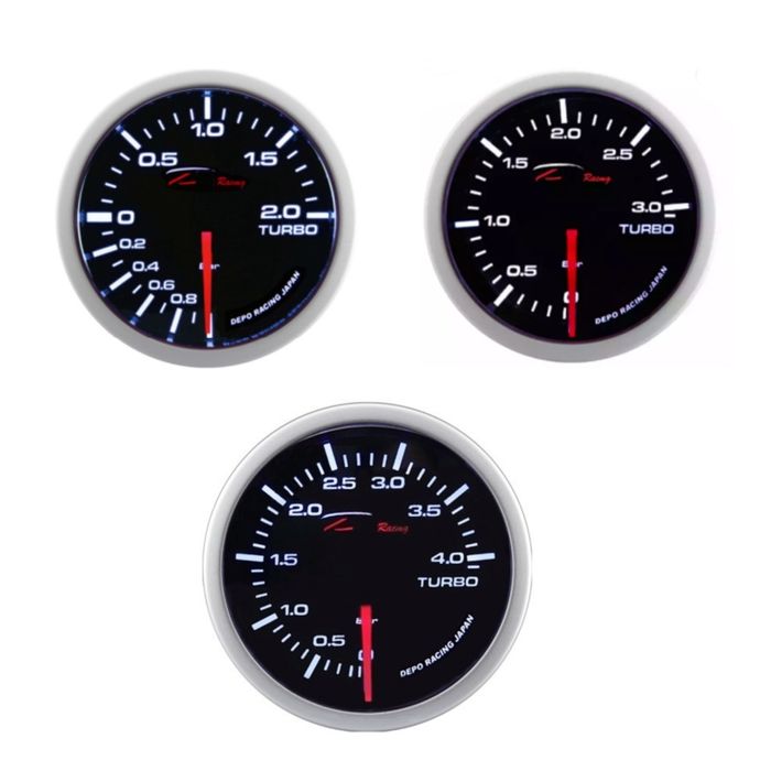 Manómetro DEPO pressão de turbo óleo água