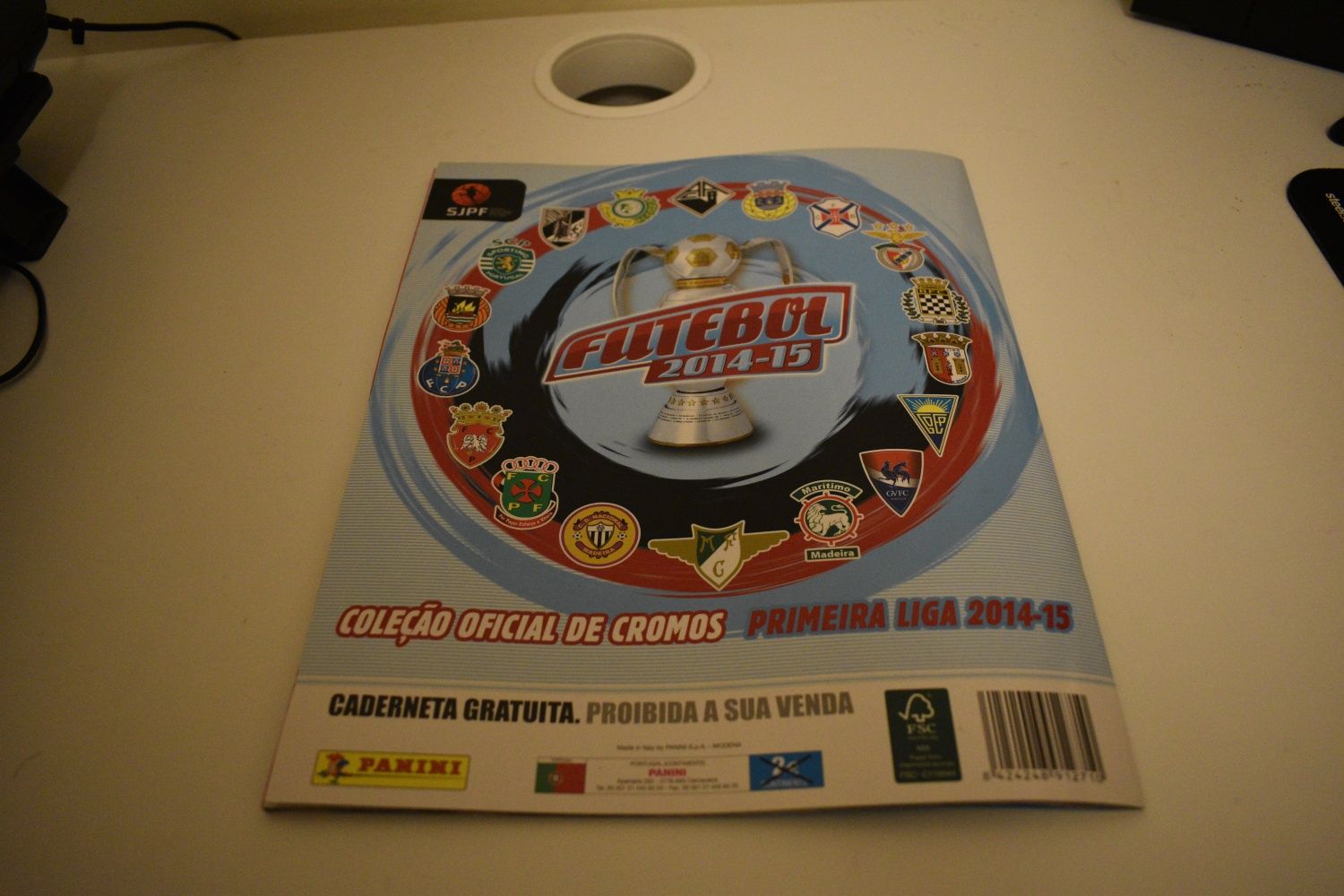 Caderneta de cromos futebol 2014-15