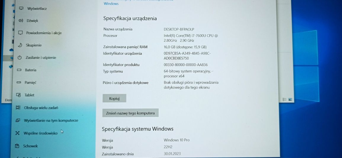 Warszawa! 12.5" Dell Latitude e7280 i7-7600U 7Gen 16GB 480 gb ssd