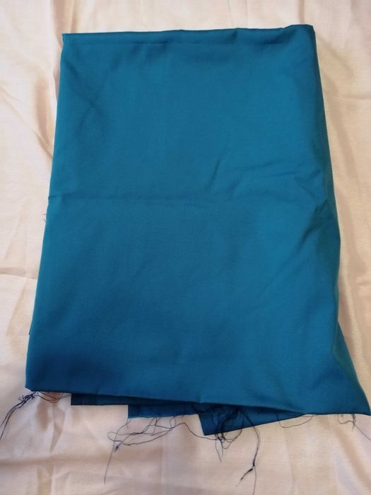 Отрезок ткани Плащевая ткань (плащевка) цвет бирюза Размер 1,41 * 6 м.