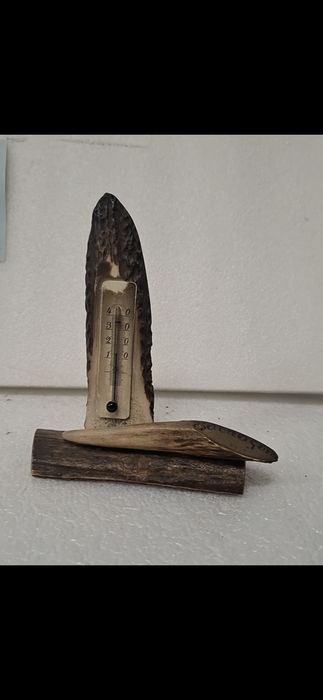 Zielona Góra termometr z rogu pamiątka prl