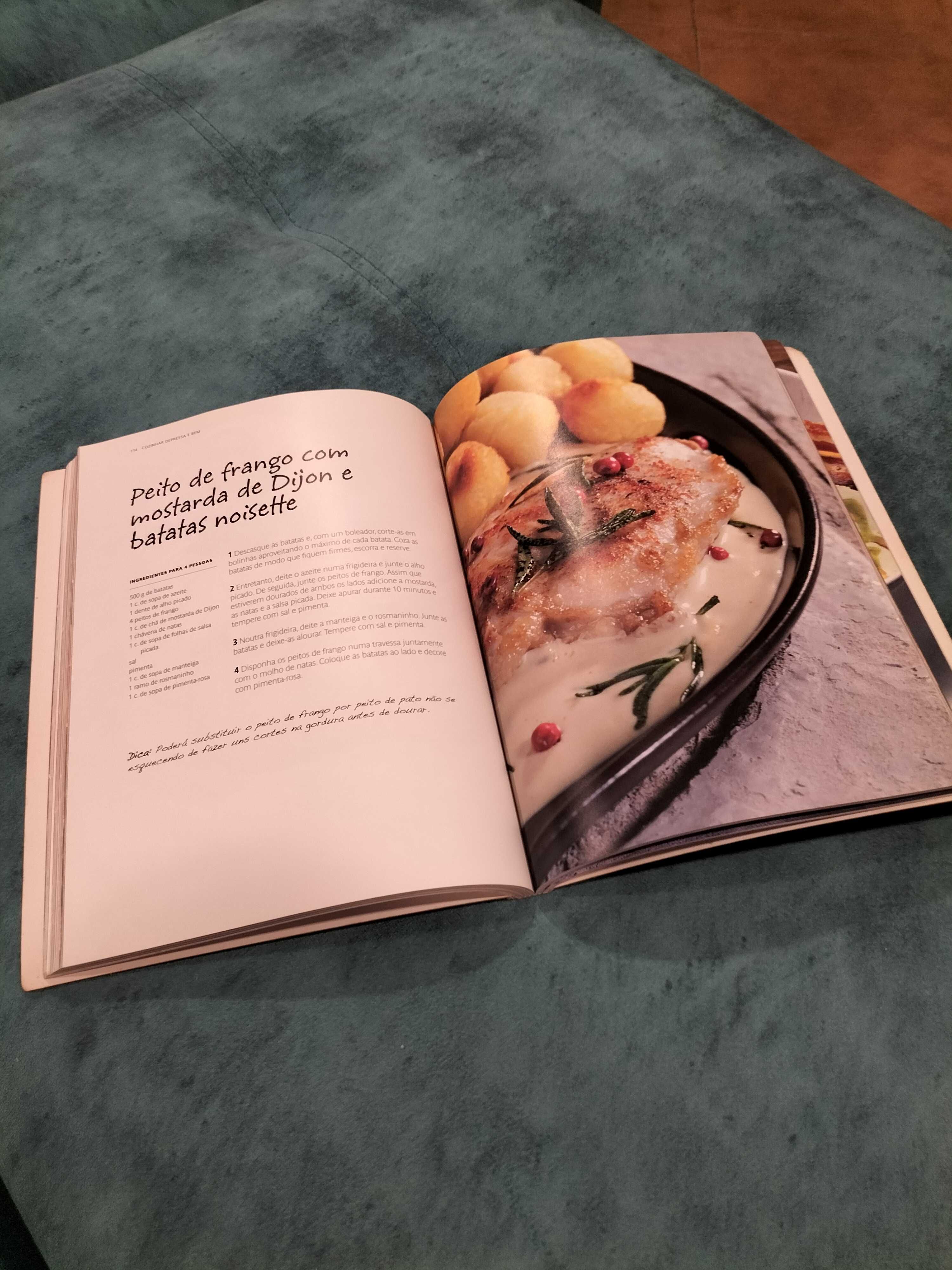 Livro "Cozinhar com prazer"