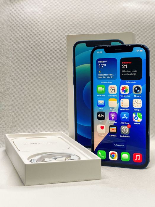 Iphone 12 Azul 128GB (Perfeito)