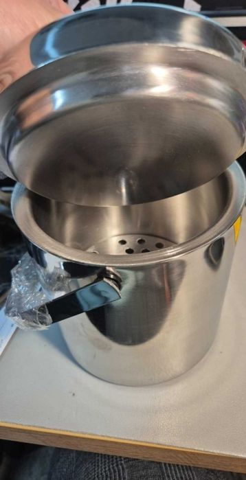 Pojemnik termiczny na lód kostki lodu wiaderko barowe barmańskie stalo