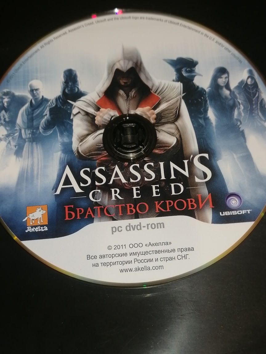 Assassins creed цена за все лицензия Акелла, игра на DVD дисках