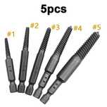 Kit de 5 Acessórios/Extratores de Parafusos (NOVO)