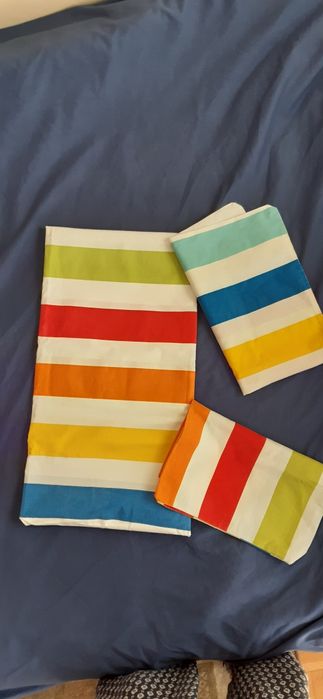 Pościel  Ikea do łóżeczka 120-60, ochraniacze do łóżeczka, rozek,pielu