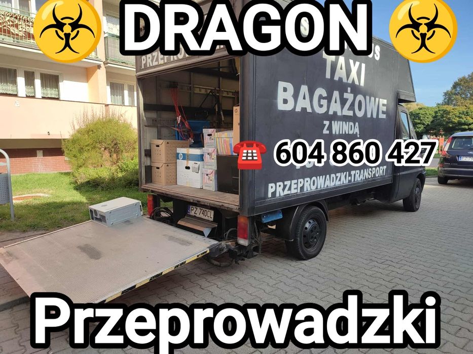 DRAGON Taxi Bagażowe winda,Bagazowka,Transport Motocykli,Auto Laweta