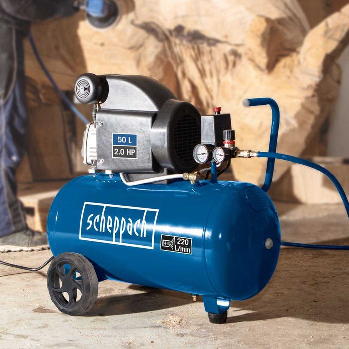 Компресор повітряний SCHEPPACH 50л 1.5 кВт 8 бар 220 л/хв компрессор