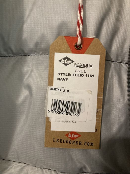 NOWA! Lee Cooper męska lekka puchowa elegancka i sportowa zarazem