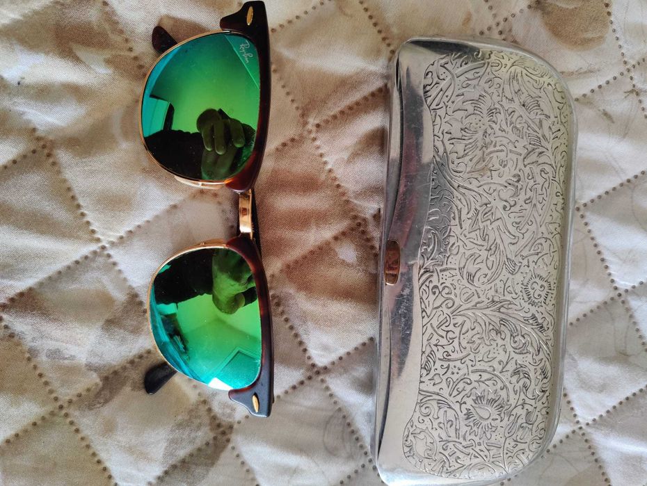 Oculos masculinos Rayban Clubmaster em excelente estado