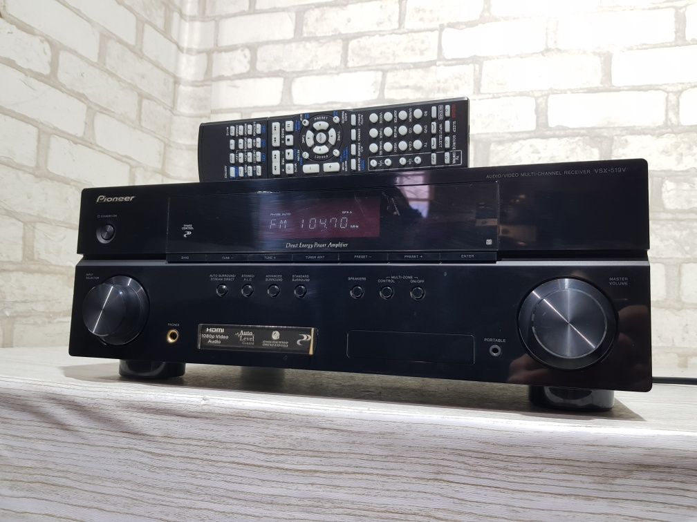 5.1 AV ресивер PIONEER VSX-519, *5 x130 Вт, HDMI, б/у з Німеччини