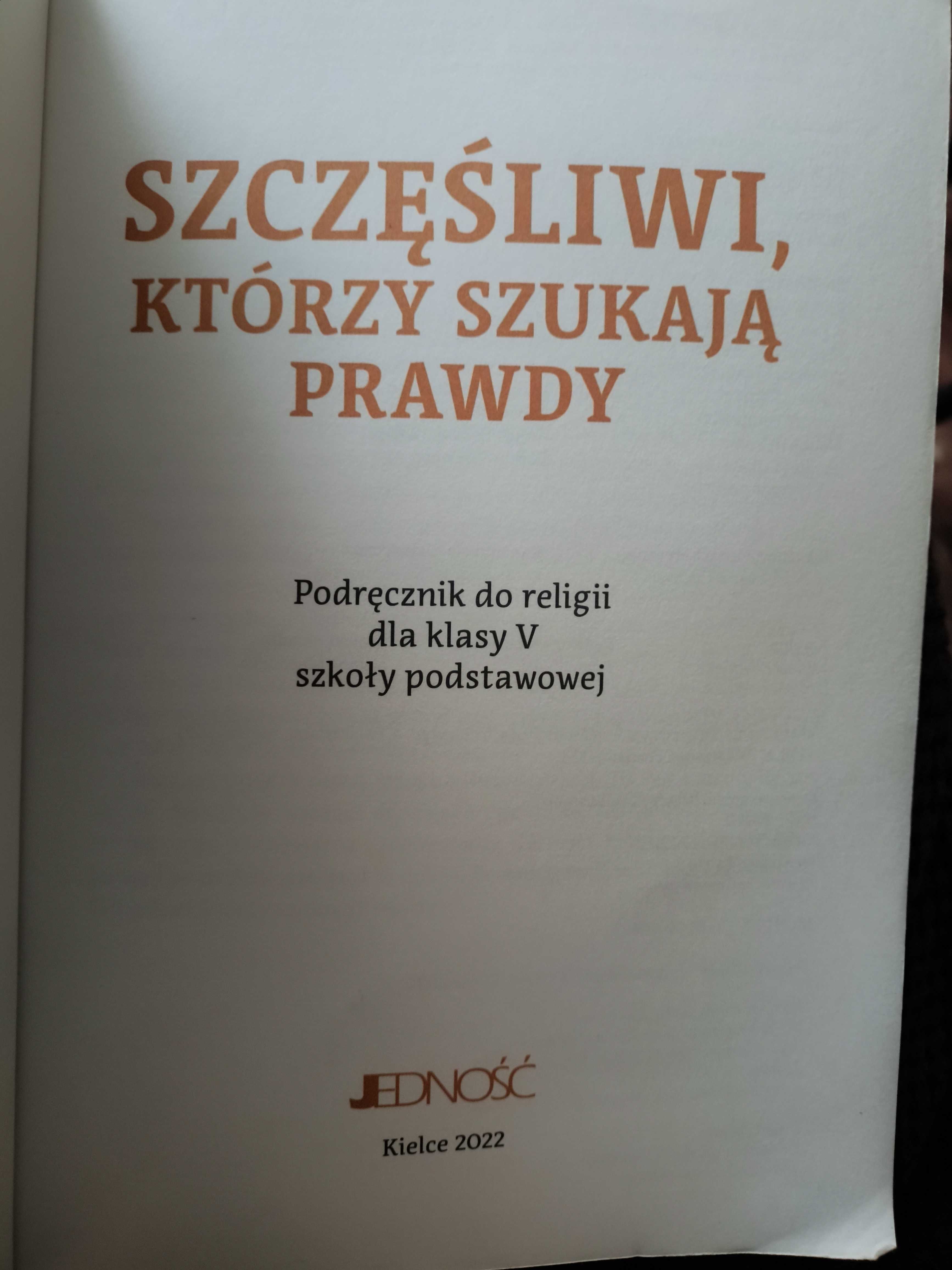 Książka do Religii klasa 5 SP