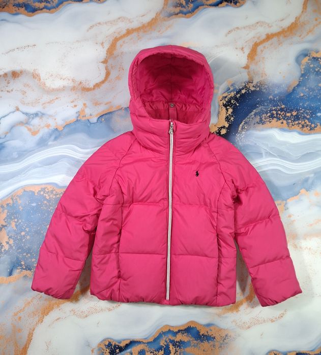 Пуховик Polo Ralph Lauren на девочку зимний куртка с капюшоном