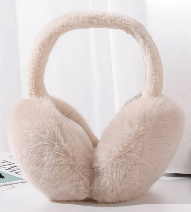 Теплі пухнасті навушники Teddy, м’які зимові навушники