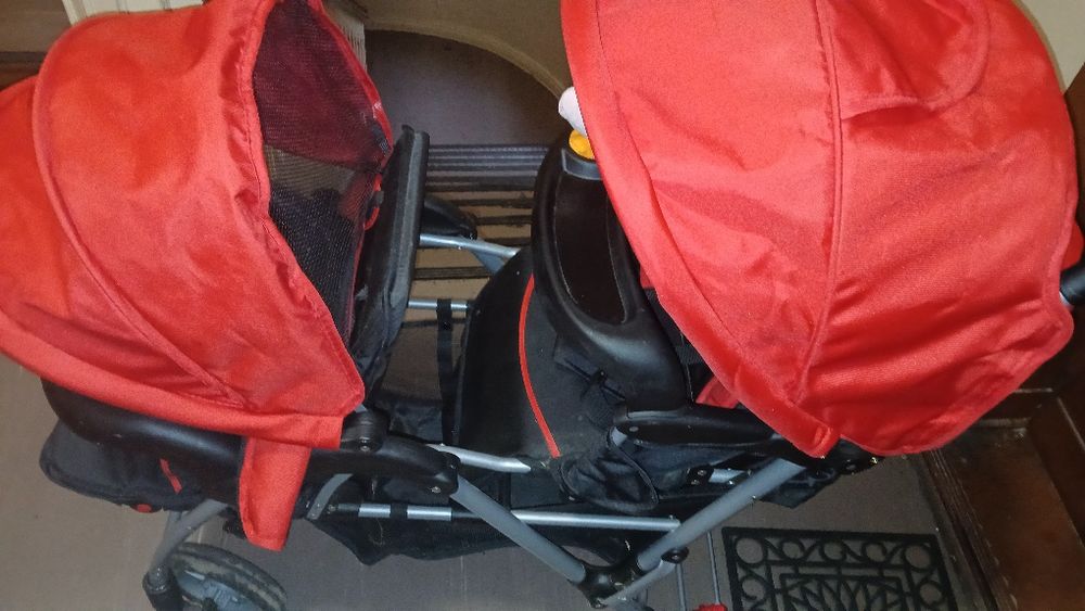 Wózek podwójny spacerówka