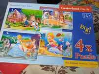 Puzzle 4 pak z bajkami
