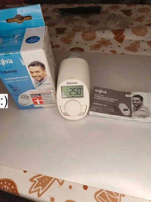 Głowica termostatyczna termostat eqiva Bluetooth Android iOS