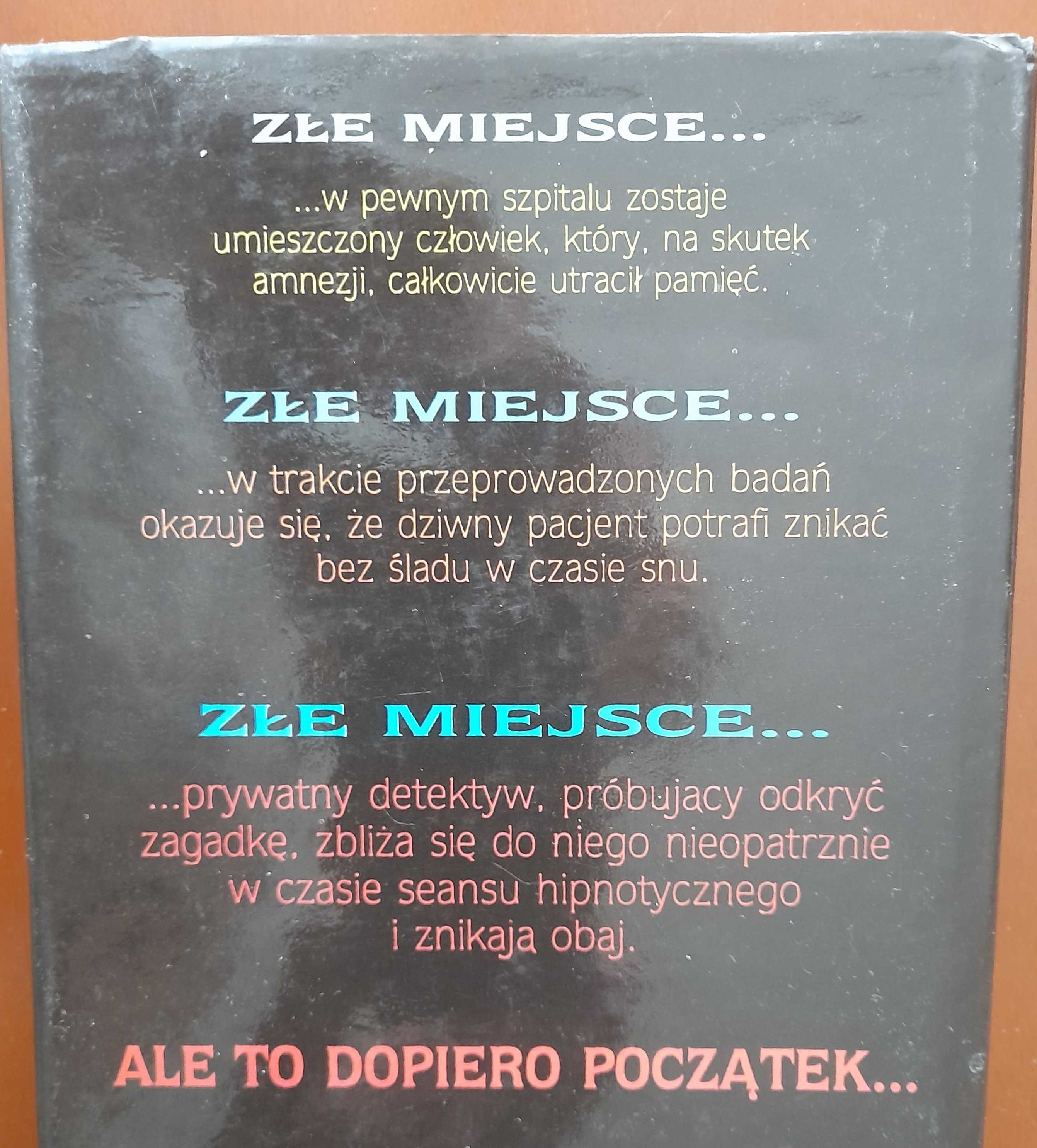 "Złe miejsce" Koontz,  "Za progiem grobu" Ziemiański