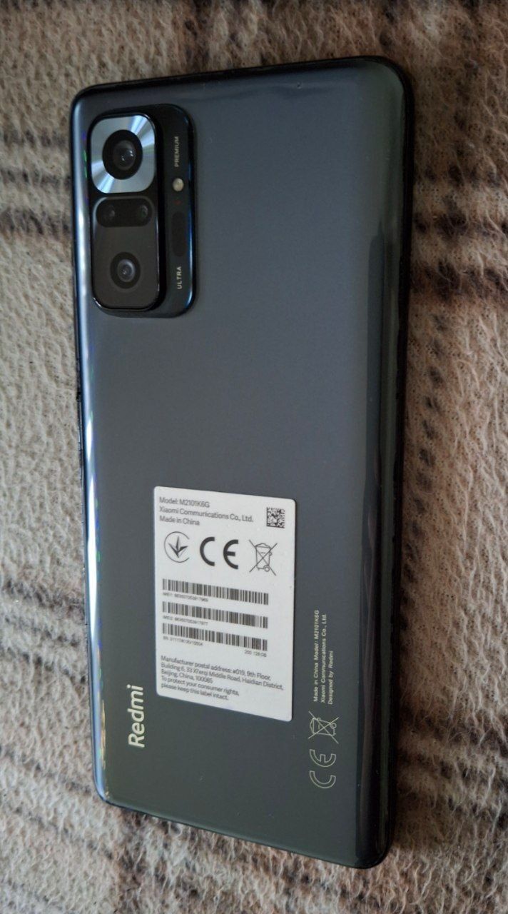 Мобільний телефон Xiaomi Redmi Note 10 Pro 6/128GB Onyx Gray