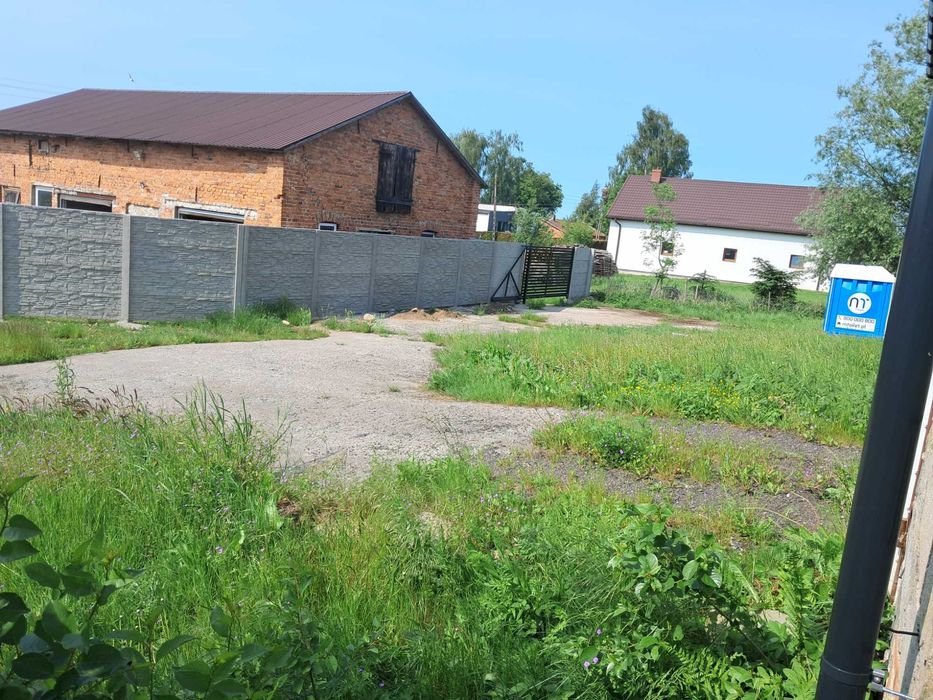 Działka wraz z budynkiem gospodarczym