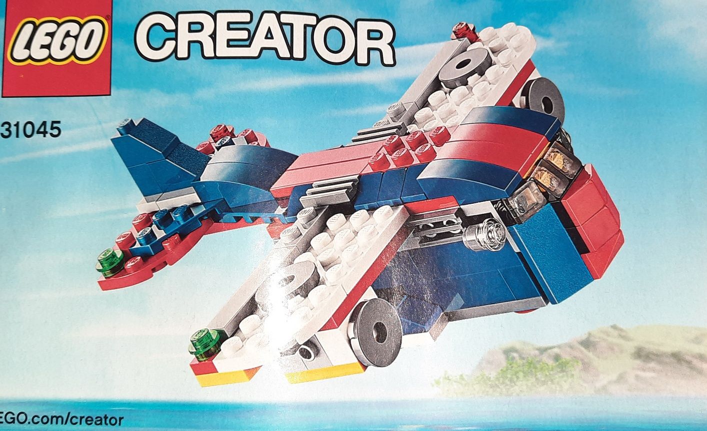 Lego creator 31045 statek, samolot 3w1