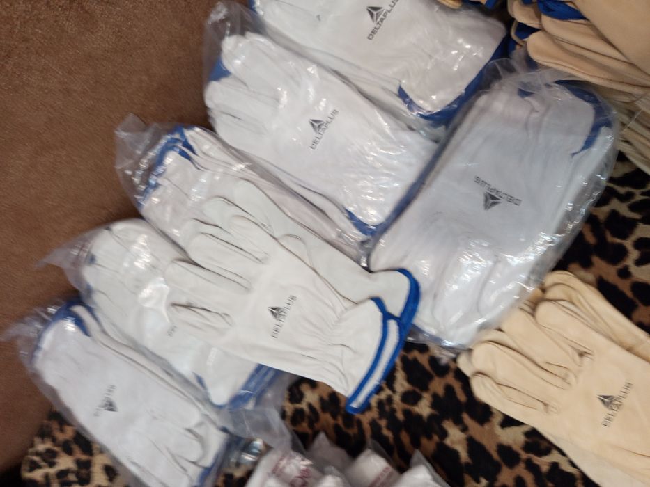 Рукавички робочі шкіряні ,перчатки рабочие кожаные DELTA PLUS