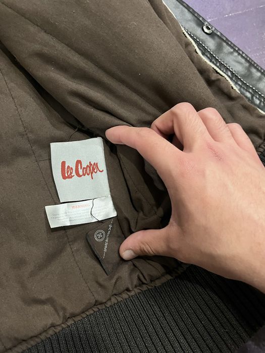 Шкіряна куртка lee cooper