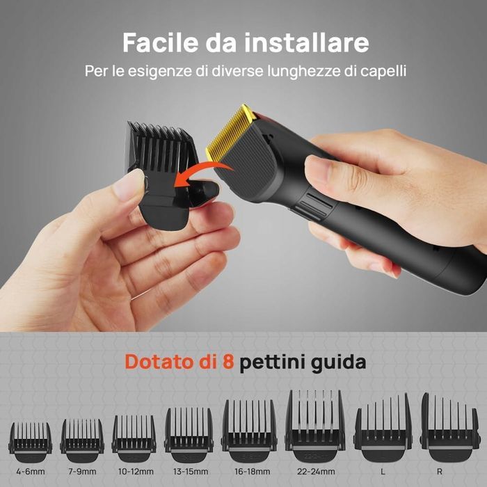 Profesjonalna Maszynka Do Włosów Brody 16w1 Wodoodporna Turbo Elehot