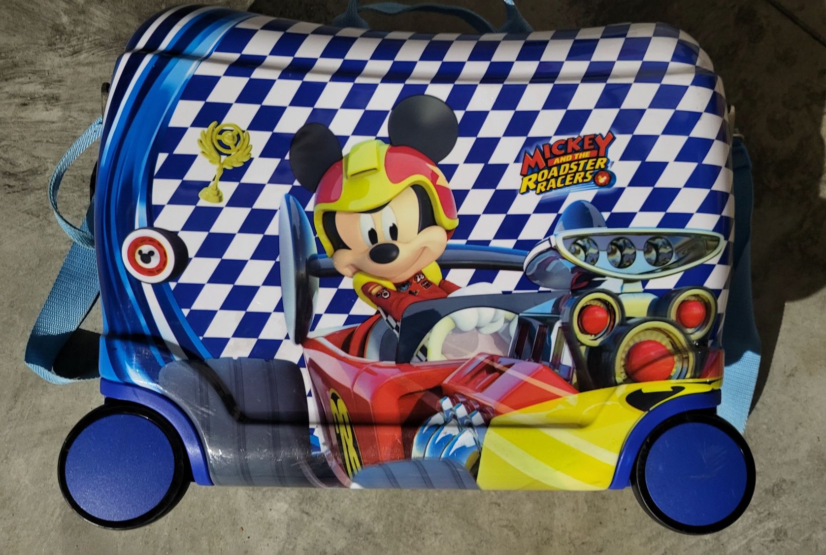 Mala Disney de viagem infantil do rato Mickey Mouse