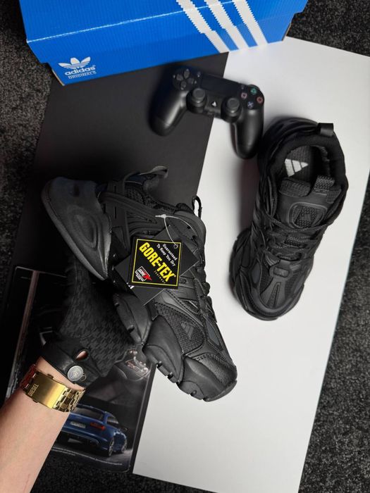 Чоловічі кросівки адідас Adidas XLG Runner Deluxe GTX All Black 41-45
