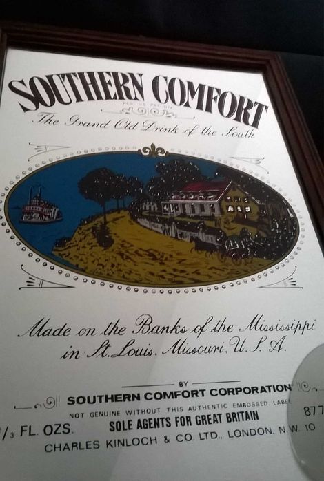 Lustro reklama Southern Comfort