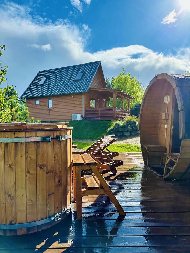 Wakacje na Kaszubach balia, basen, sauna, ognisko, klimatyzacja