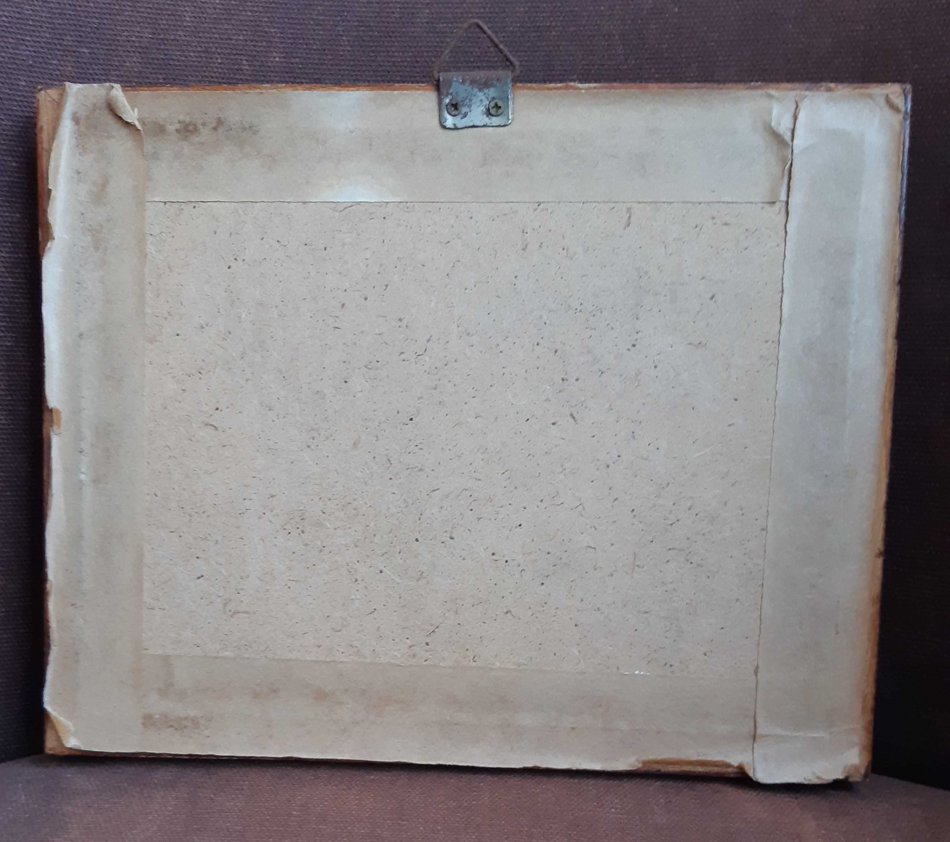 Antigo Quadro Decorativo (Amostra de Nós)