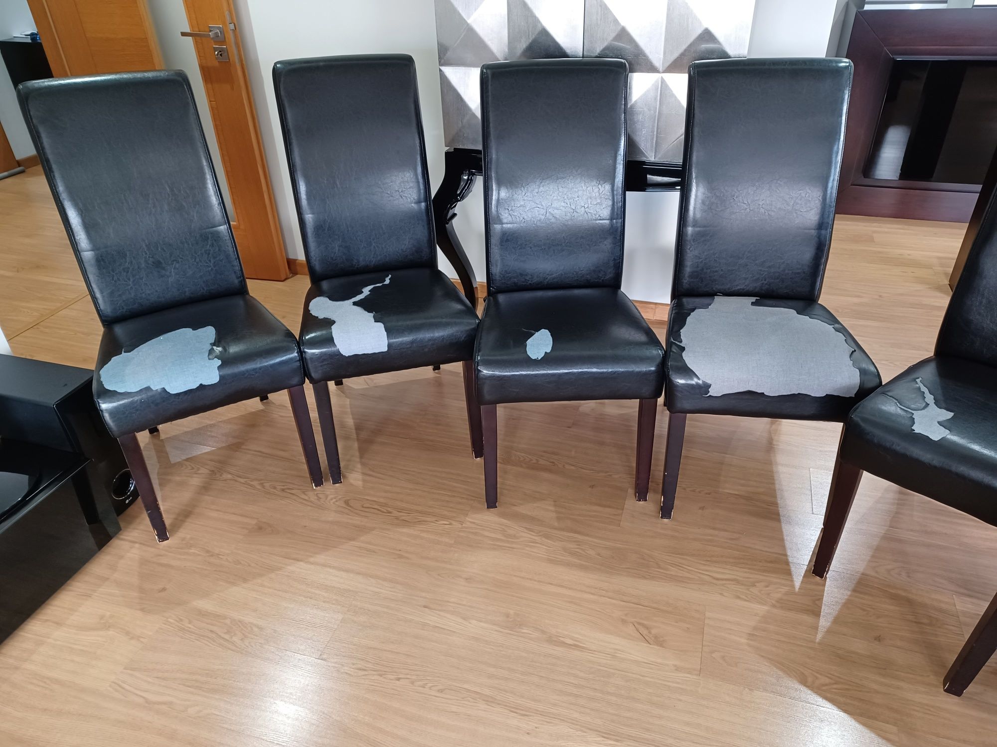 Conjunto 6 cadeiras usadas